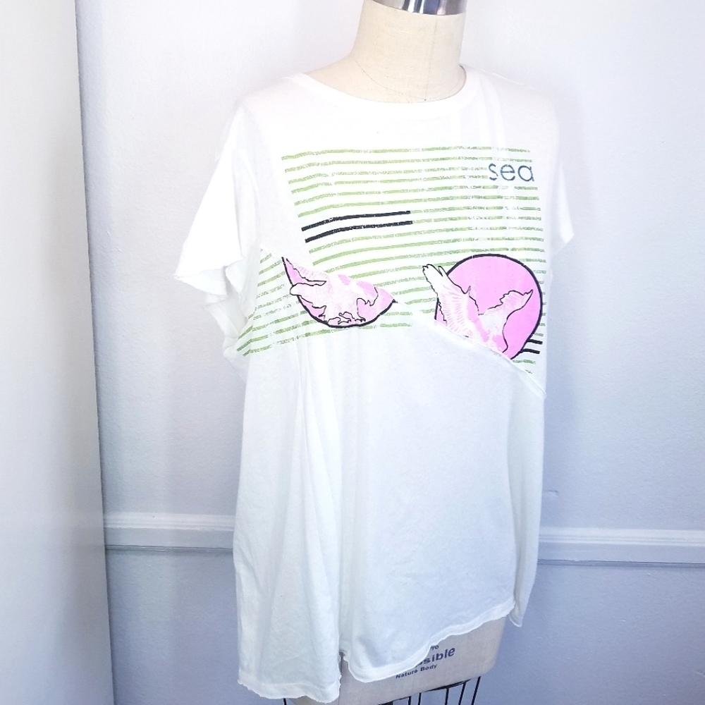 NEW We the Free | Graphic Tshirt + Open‎ Back L - Picture 3 of 9